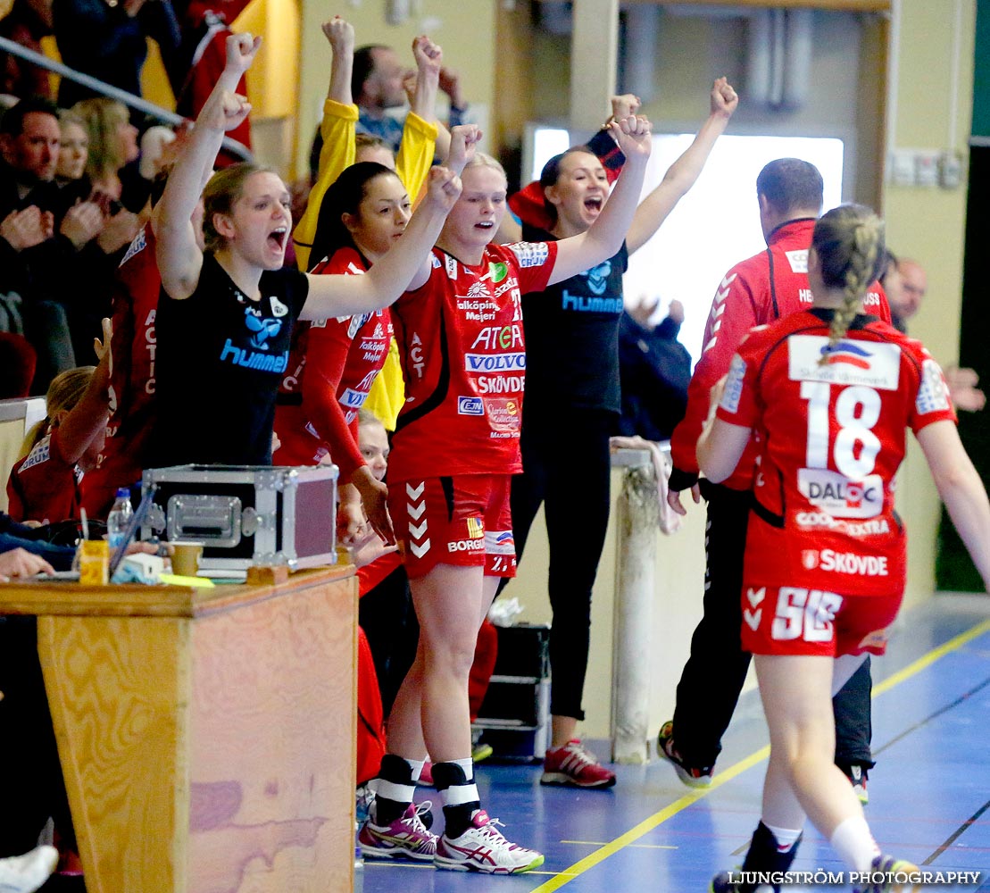 Ungdoms-SM Steg 4 Damjuniorer Spårvägens HF-Skövde HF 20-17,dam,Skövde Idrottshall,Skövde,Sverige,Handboll,,2015,103311