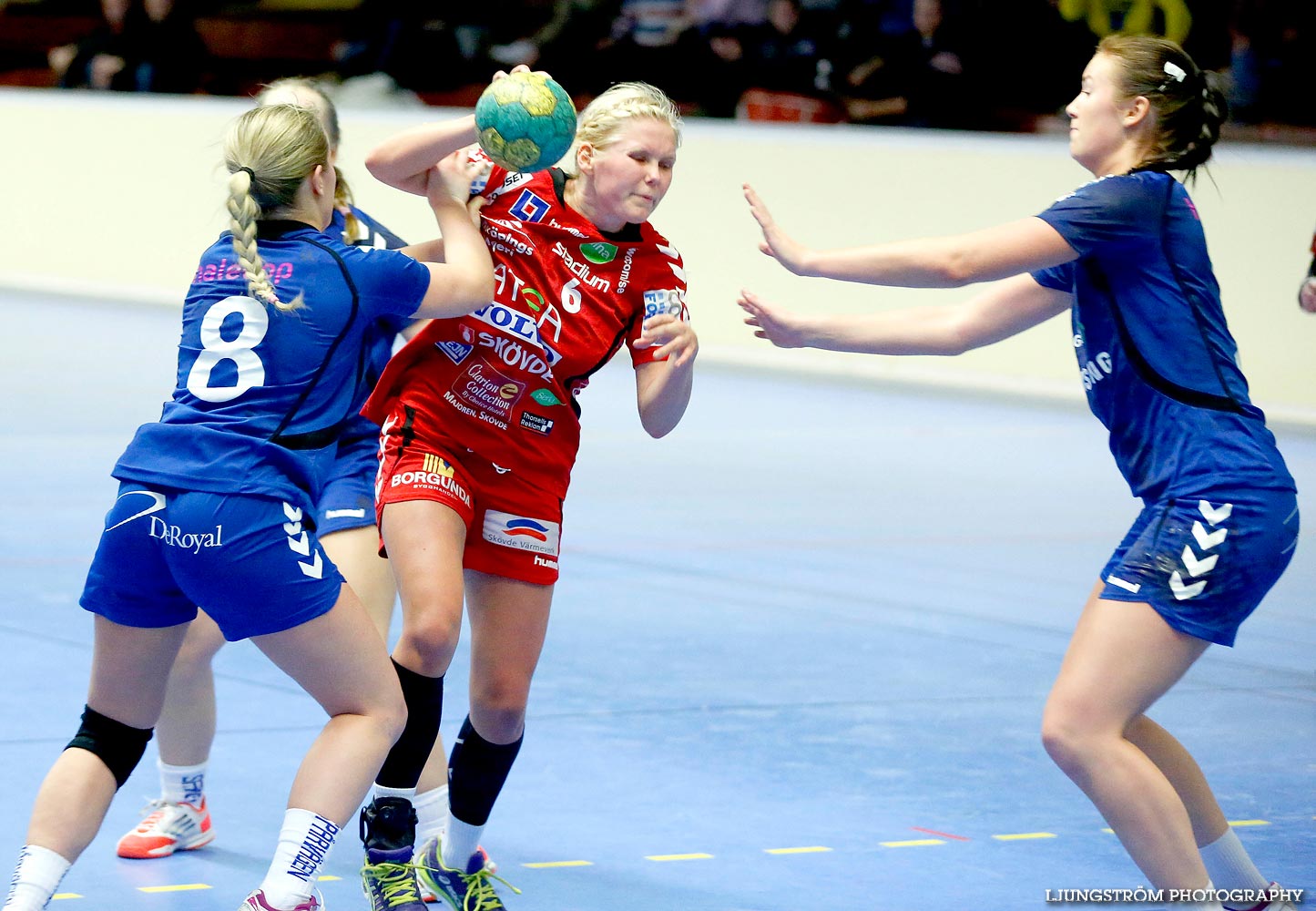 Ungdoms-SM Steg 4 Damjuniorer Spårvägens HF-Skövde HF 20-17,dam,Skövde Idrottshall,Skövde,Sverige,Handboll,,2015,103316