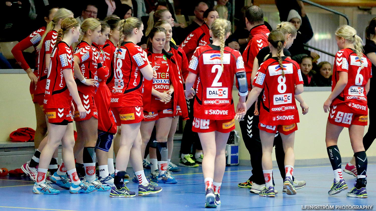 Ungdoms-SM Steg 4 Damjuniorer Spårvägens HF-Skövde HF 20-17,dam,Skövde Idrottshall,Skövde,Sverige,Handboll,,2015,103321