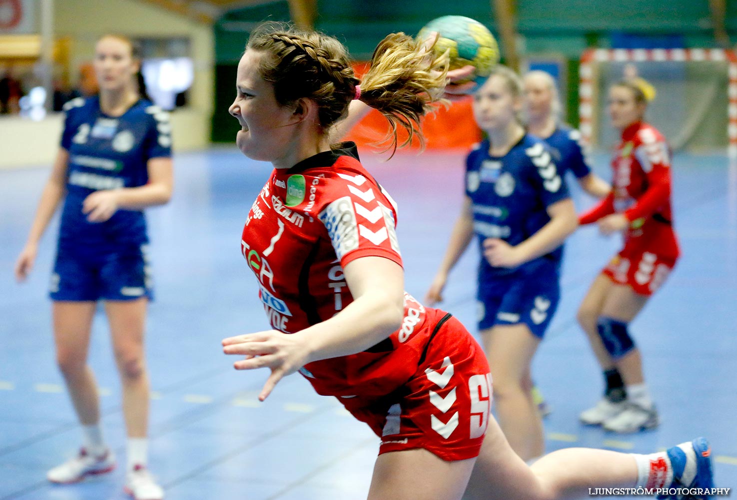 Ungdoms-SM Steg 4 Damjuniorer Spårvägens HF-Skövde HF 20-17,dam,Skövde Idrottshall,Skövde,Sverige,Handboll,,2015,103332