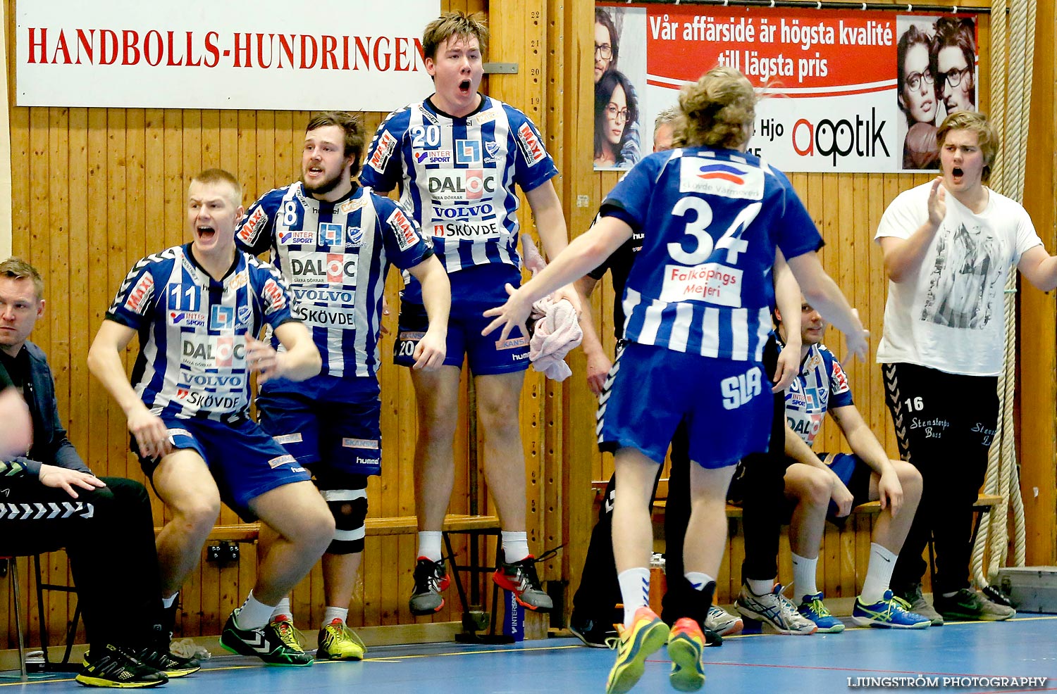 HK Guldkroken-HK Skövde 17-34,herr,Guldkrokshallen,Hjo,Sverige,Handboll,,2015,105487