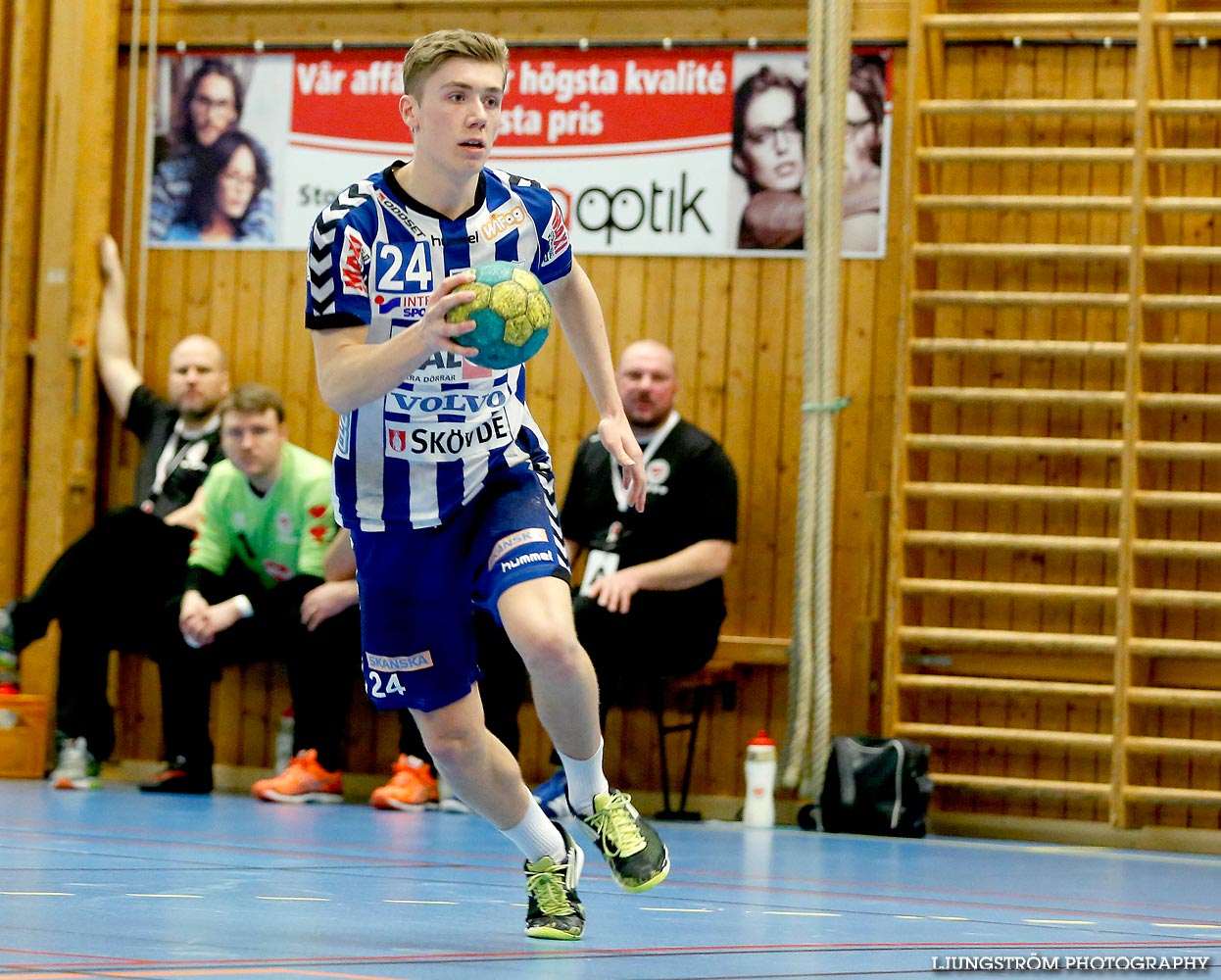 HK Guldkroken-HK Skövde 17-34,herr,Guldkrokshallen,Hjo,Sverige,Handboll,,2015,105529