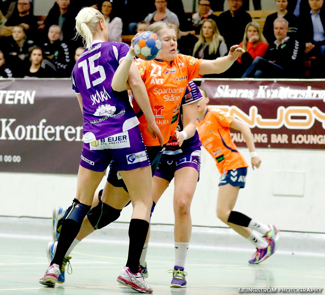 Skara HF-Kristianstad HK 27-19,dam,Skara Idrottshall,Skara,Sverige,Handboll,,2015,105802