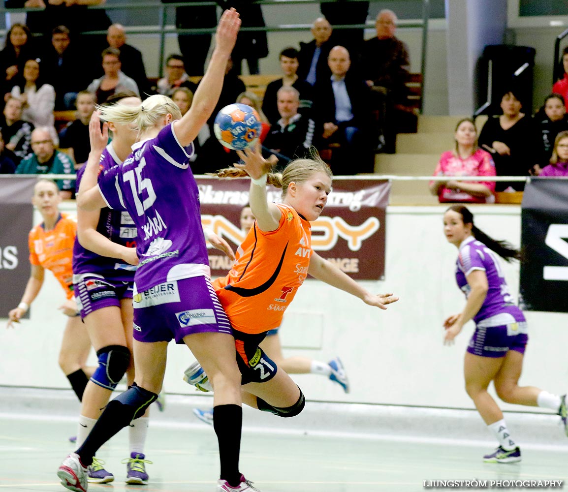 Skara HF-Kristianstad HK 27-19,dam,Skara Idrottshall,Skara,Sverige,Handboll,,2015,105804