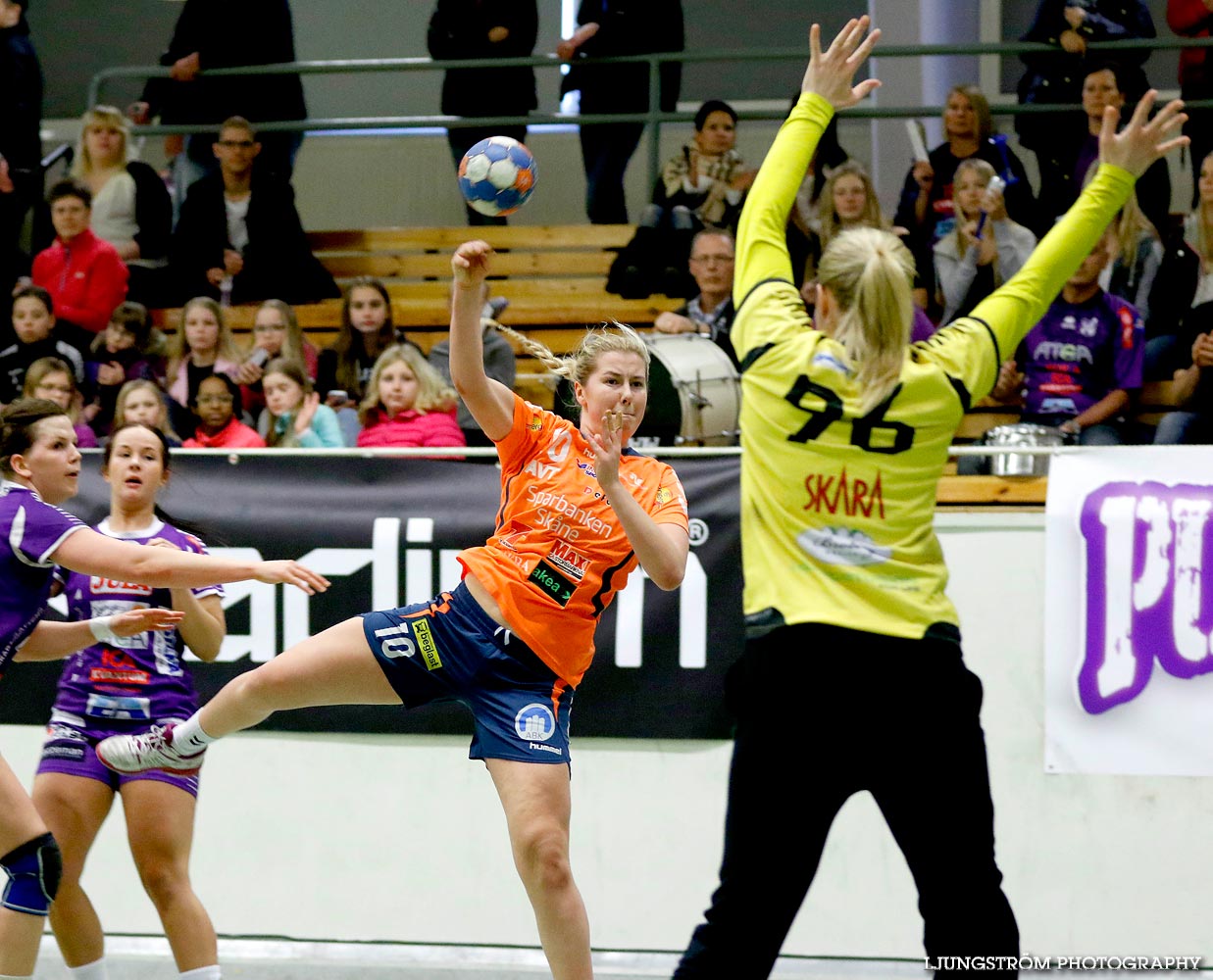 Skara HF-Kristianstad HK 27-19,dam,Skara Idrottshall,Skara,Sverige,Handboll,,2015,105814