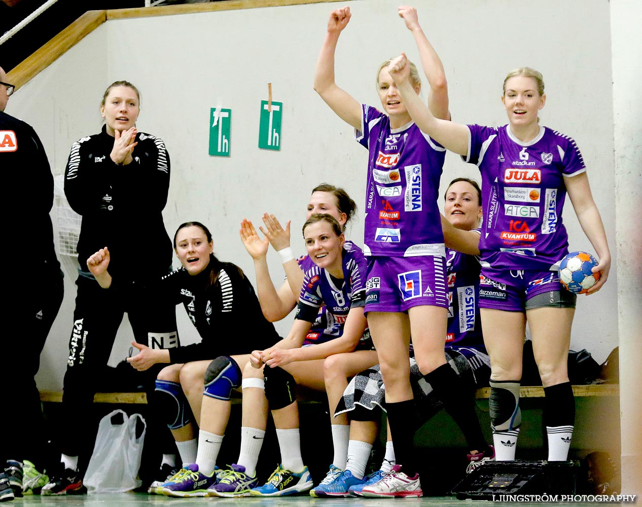 Skara HF-Kristianstad HK 27-19,dam,Skara Idrottshall,Skara,Sverige,Handboll,,2015,105884