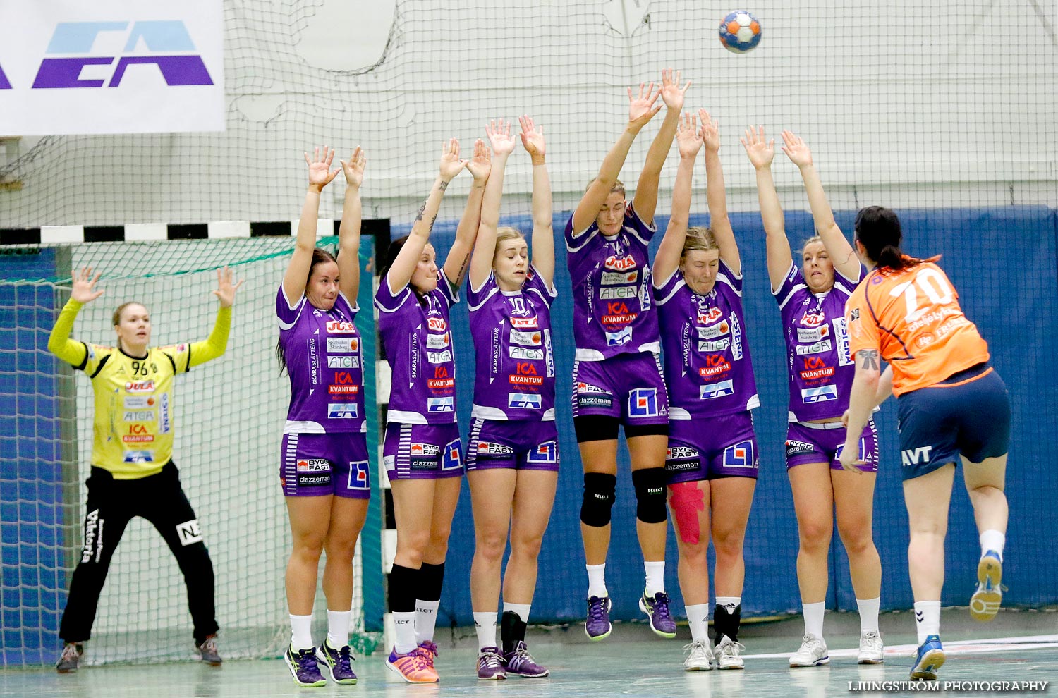 Skara HF-Kristianstad HK 27-19,dam,Skara Idrottshall,Skara,Sverige,Handboll,,2015,105886