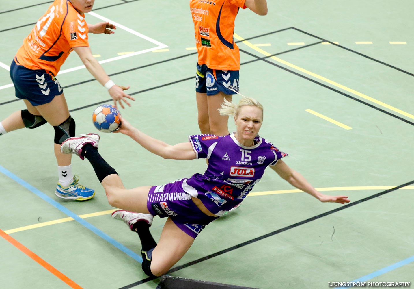 Skara HF-Kristianstad HK 27-19,dam,Skara Idrottshall,Skara,Sverige,Handboll,,2015,105903