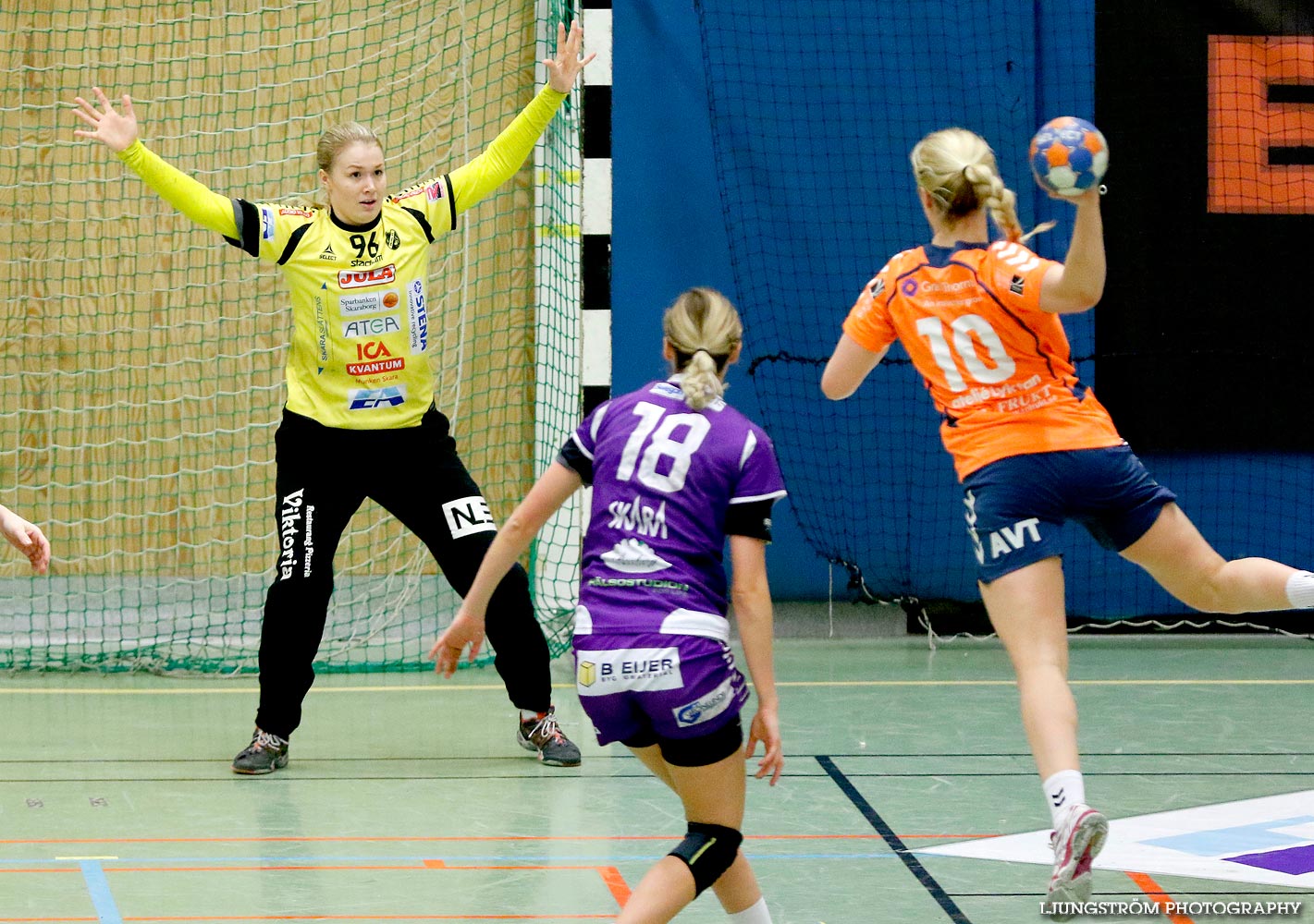 Skara HF-Kristianstad HK 27-19,dam,Skara Idrottshall,Skara,Sverige,Handboll,,2015,105923