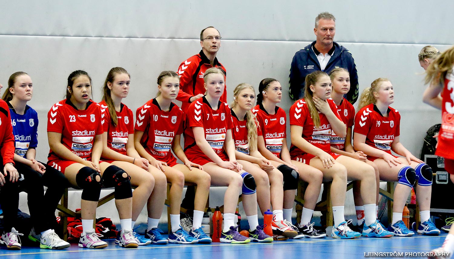 Ungdoms-SM Steg 4 Flickor B Skövde HF-Gustavsbergs IF HK 14-10,dam,Arena Skövde,Skövde,Sverige,Ungdoms-SM,Handboll,2015,106791