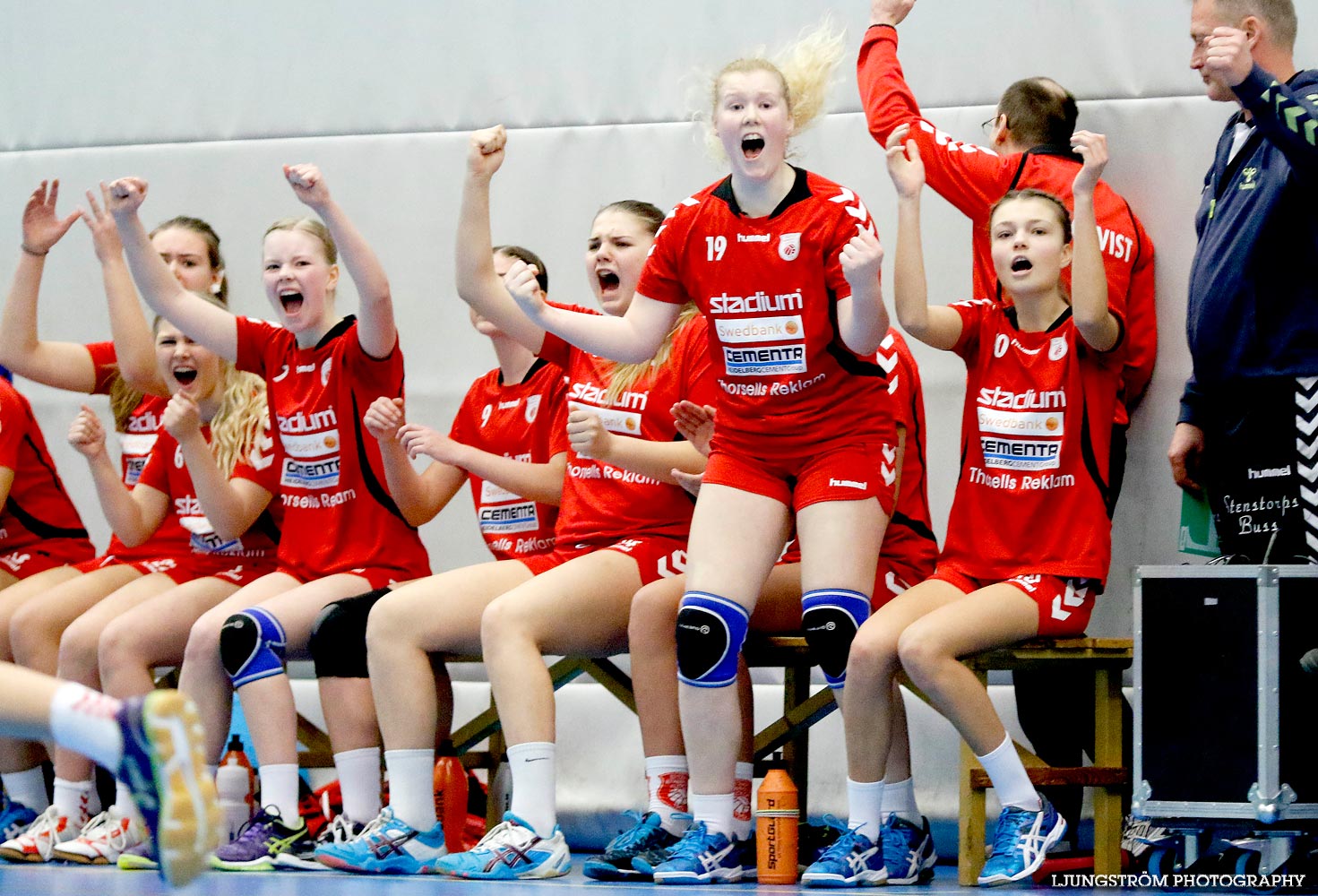 Ungdoms-SM Steg 4 Flickor B Skövde HF-Gustavsbergs IF HK 14-10,dam,Arena Skövde,Skövde,Sverige,Ungdoms-SM,Handboll,2015,106821