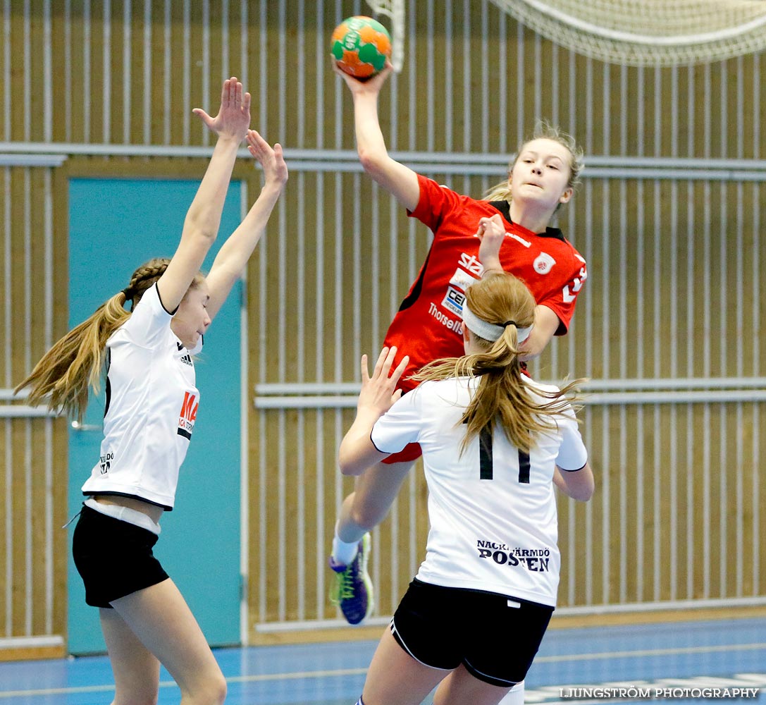 Ungdoms-SM Steg 4 Flickor B Skövde HF-Gustavsbergs IF HK 14-10,dam,Arena Skövde,Skövde,Sverige,Ungdoms-SM,Handboll,2015,106836