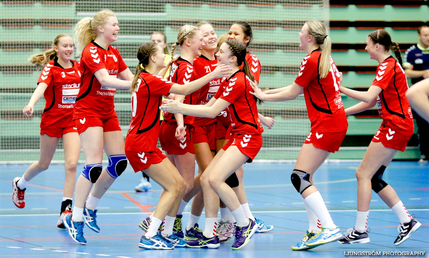 Ungdoms-SM Steg 4 Flickor B Skövde HF-Gustavsbergs IF HK 14-10,dam,Arena Skövde,Skövde,Sverige,Ungdoms-SM,Handboll,2015,106838