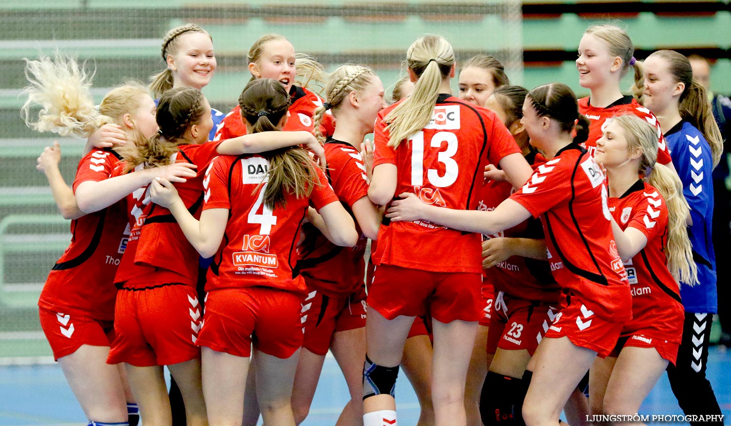 Ungdoms-SM Steg 4 Flickor B Skövde HF-Gustavsbergs IF HK 14-10,dam,Arena Skövde,Skövde,Sverige,Ungdoms-SM,Handboll,2015,106841