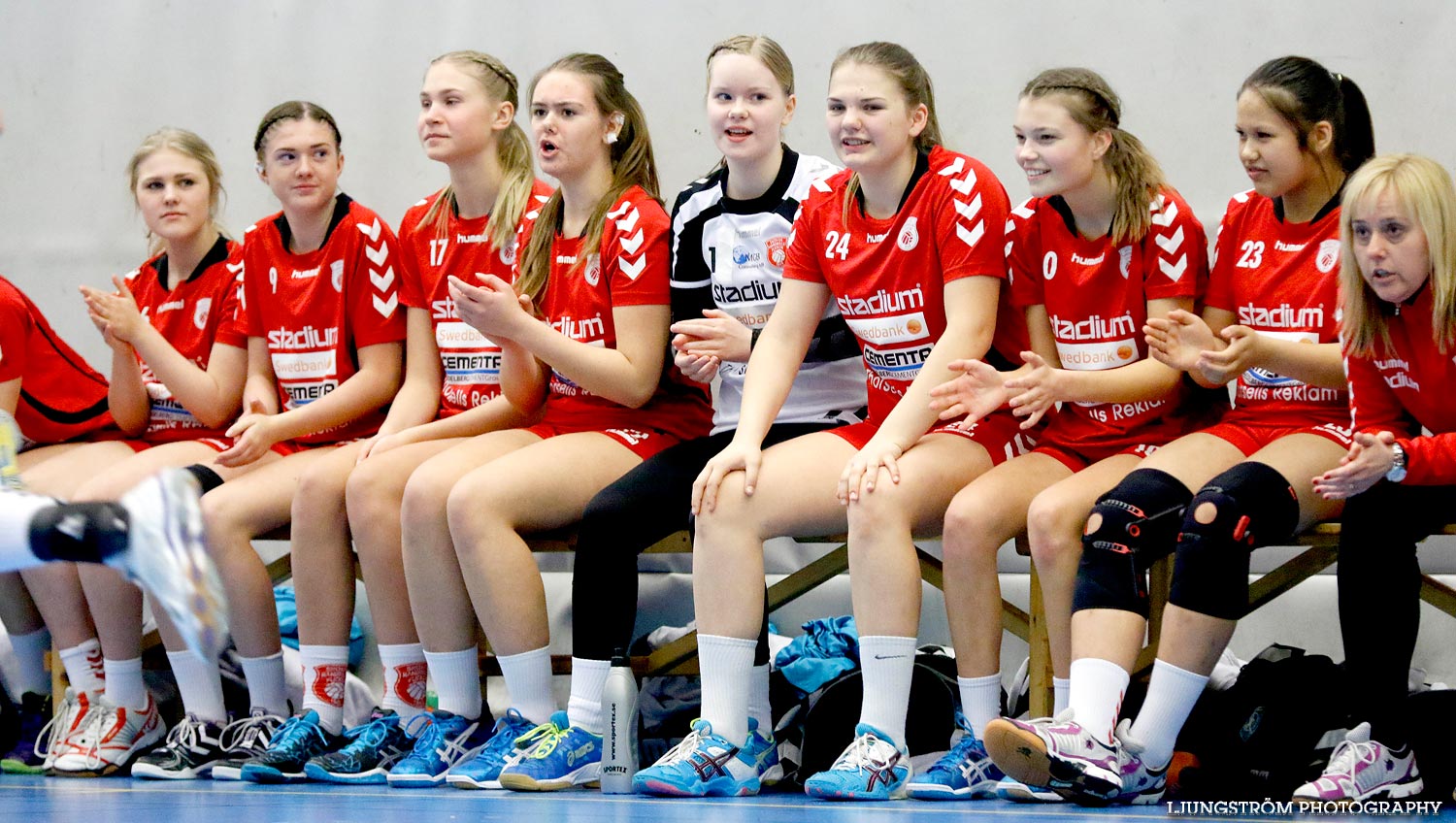 Ungdoms-SM Steg 4 Flickor B GW Landskrona HK-Skövde HF 19-24,dam,Arena Skövde,Skövde,Sverige,Ungdoms-SM,Handboll,2015,106851