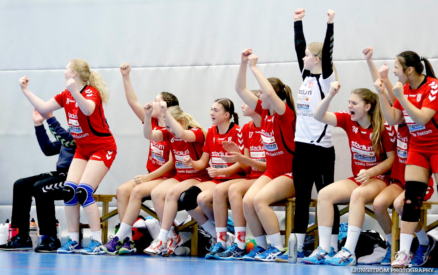 Ungdoms-SM Steg 4 Flickor B GW Landskrona HK-Skövde HF 19-24,dam,Arena Skövde,Skövde,Sverige,Ungdoms-SM,Handboll,2015,106856