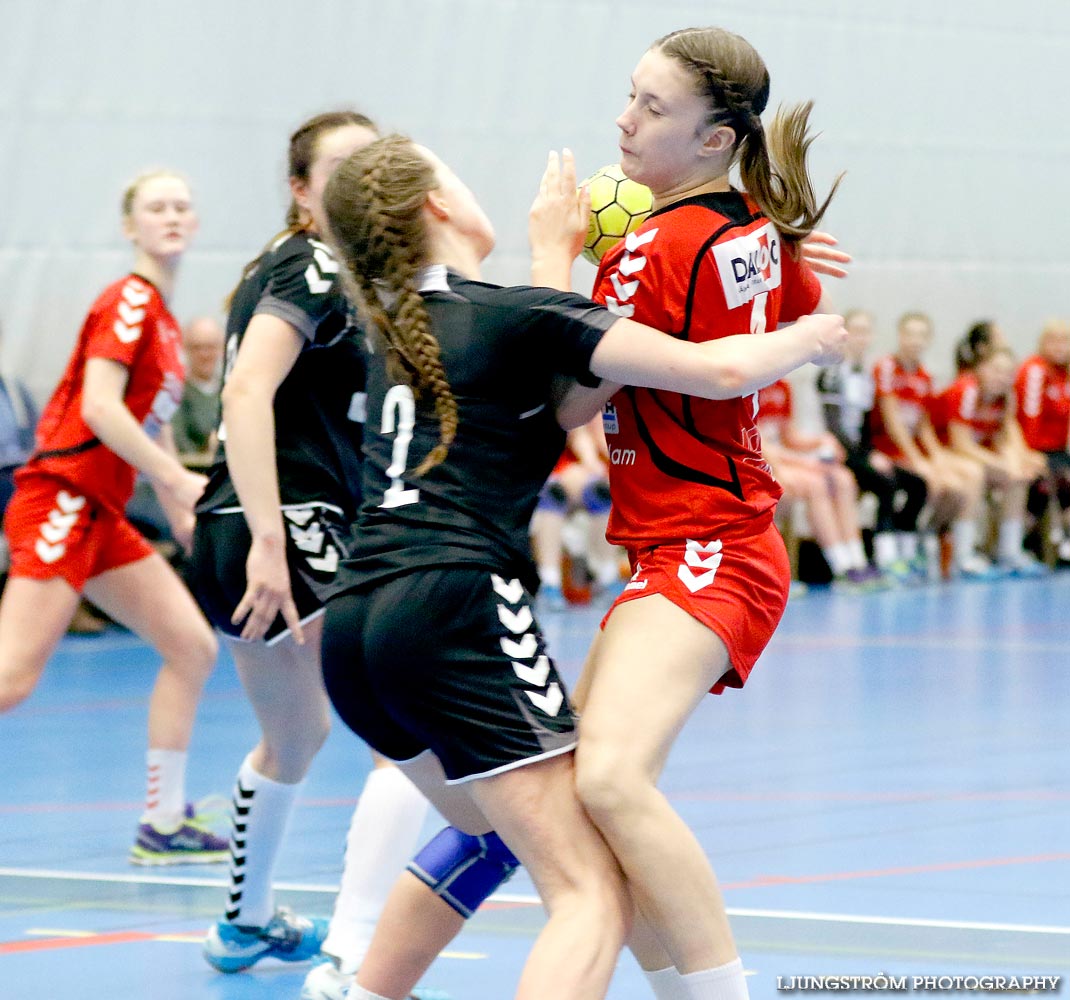 Ungdoms-SM Steg 4 Flickor B GW Landskrona HK-Skövde HF 19-24,dam,Arena Skövde,Skövde,Sverige,Ungdoms-SM,Handboll,2015,106877