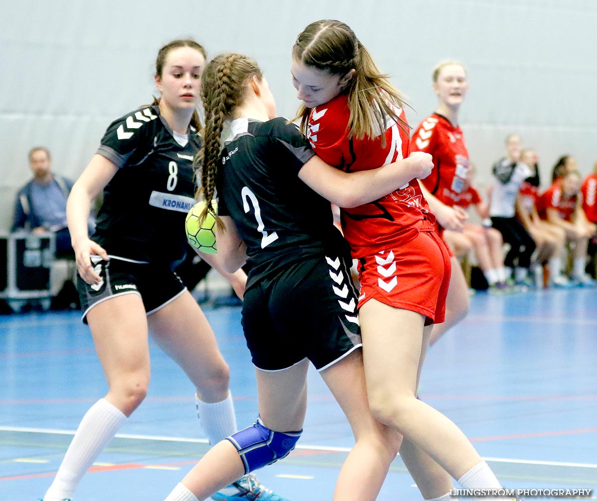 Ungdoms-SM Steg 4 Flickor B GW Landskrona HK-Skövde HF 19-24,dam,Arena Skövde,Skövde,Sverige,Ungdoms-SM,Handboll,2015,106878