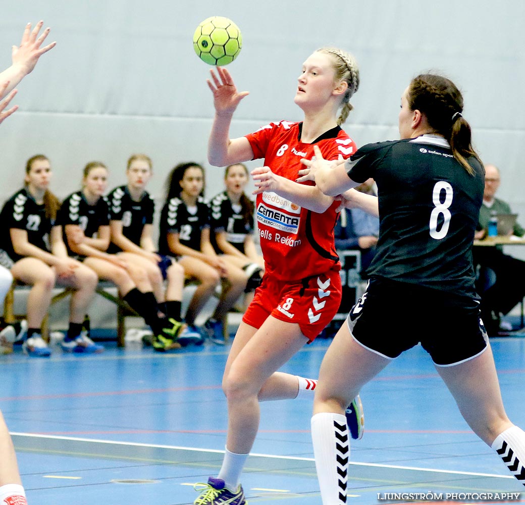 Ungdoms-SM Steg 4 Flickor B GW Landskrona HK-Skövde HF 19-24,dam,Arena Skövde,Skövde,Sverige,Ungdoms-SM,Handboll,2015,106880