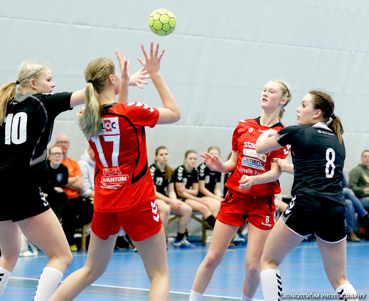 Ungdoms-SM Steg 4 Flickor B GW Landskrona HK-Skövde HF 19-24,dam,Arena Skövde,Skövde,Sverige,Ungdoms-SM,Handboll,2015,106881