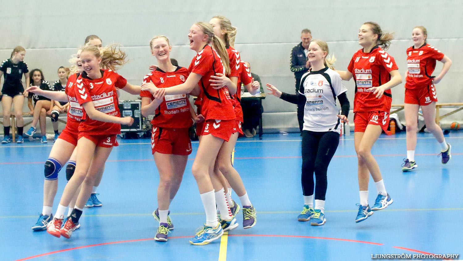 Ungdoms-SM Steg 4 Flickor B GW Landskrona HK-Skövde HF 19-24,dam,Arena Skövde,Skövde,Sverige,Ungdoms-SM,Handboll,2015,106885