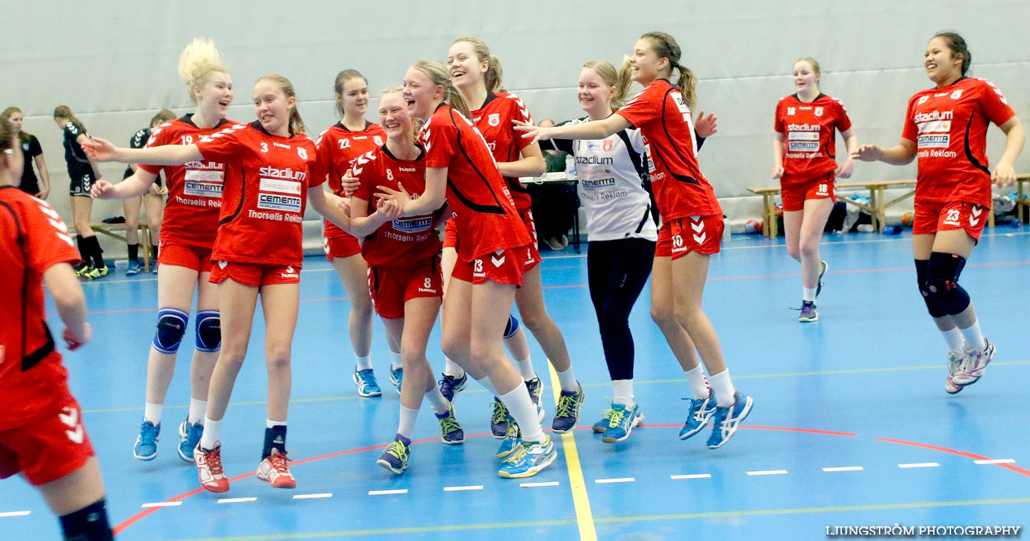 Ungdoms-SM Steg 4 Flickor B GW Landskrona HK-Skövde HF 19-24,dam,Arena Skövde,Skövde,Sverige,Ungdoms-SM,Handboll,2015,106886