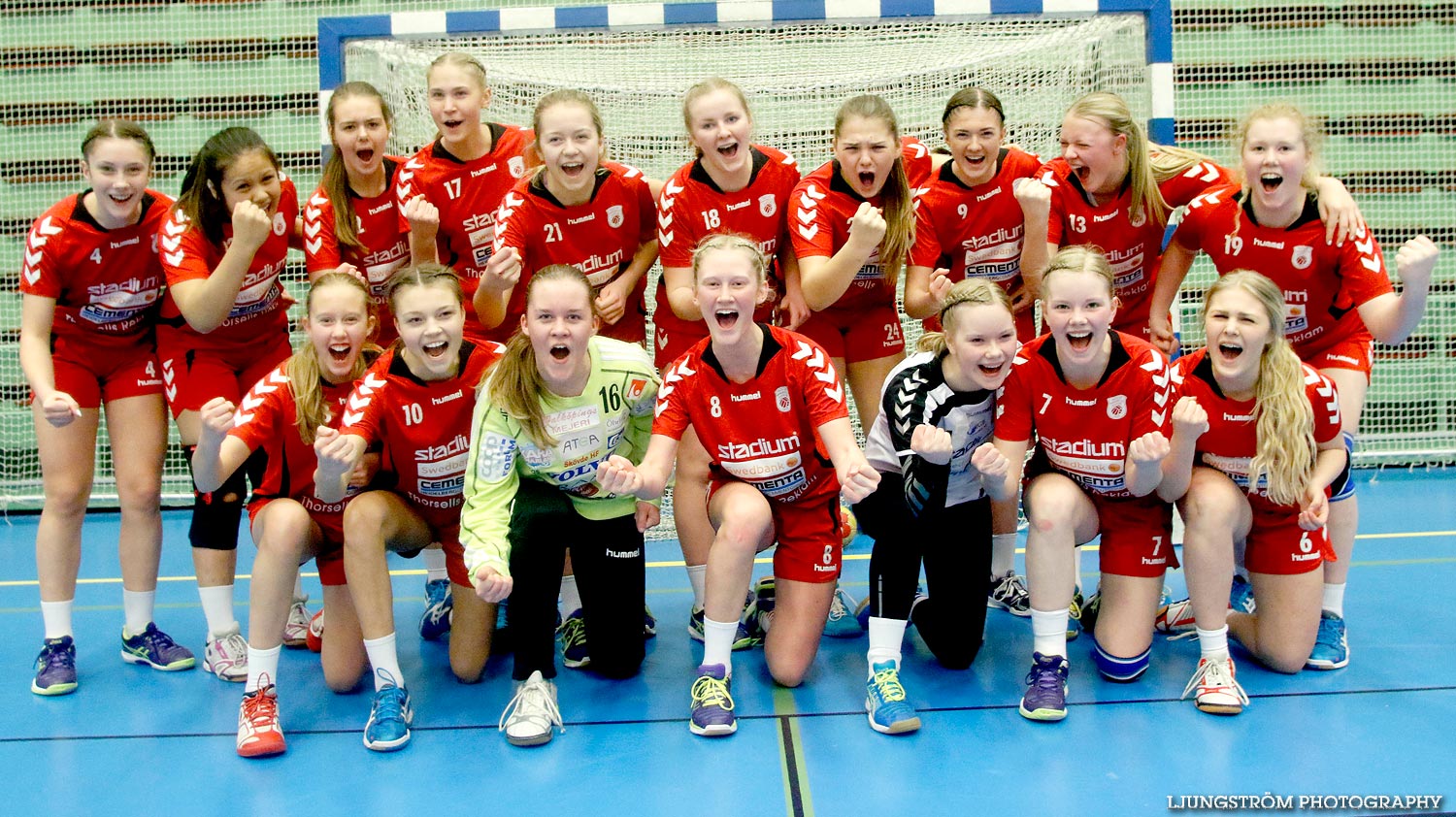 Ungdoms-SM Steg 4 Flickor B GW Landskrona HK-Skövde HF 19-24,dam,Arena Skövde,Skövde,Sverige,Ungdoms-SM,Handboll,2015,106897