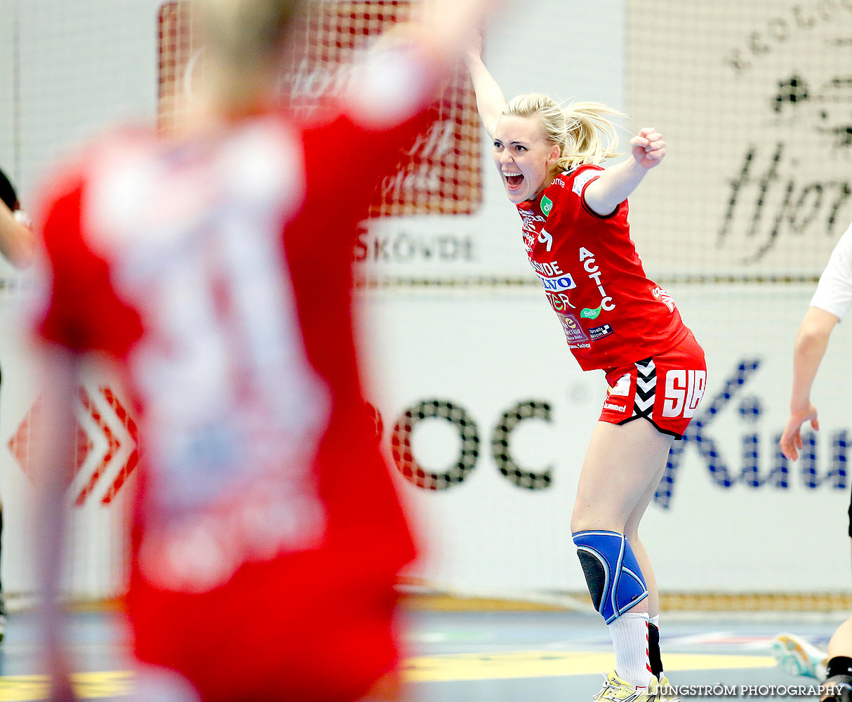 Skövde HF-Lugi HF 1/4-final 1 21-23,dam,Arena Skövde,Skövde,Sverige,Handboll,,2015,135446