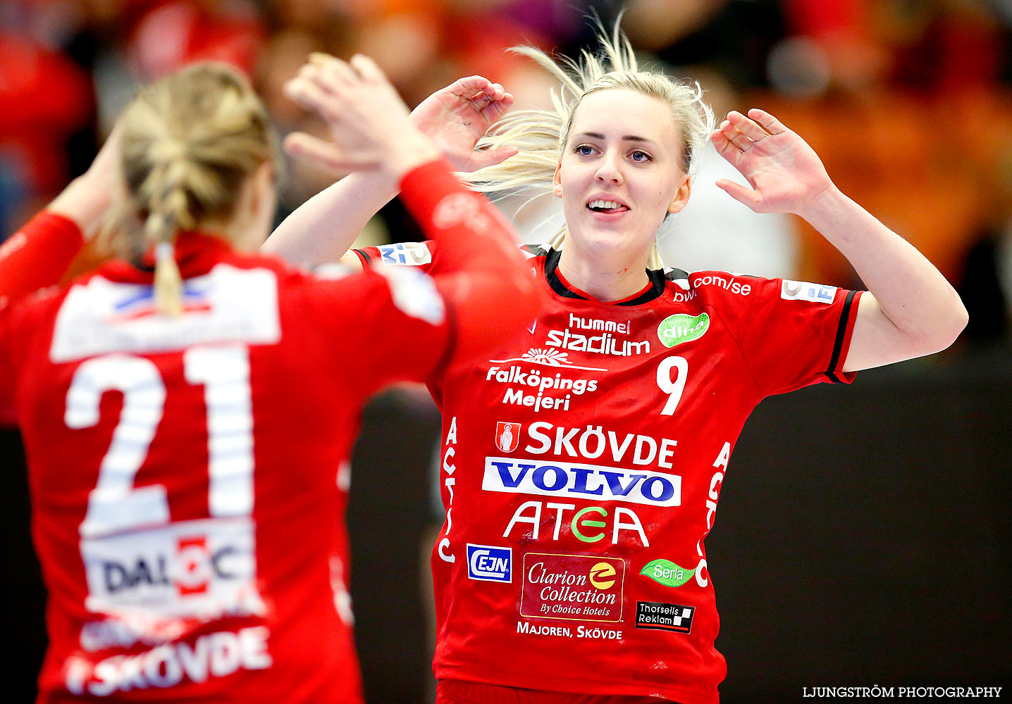 Skövde HF-Lugi HF 1/4-final 1 21-23,dam,Arena Skövde,Skövde,Sverige,Handboll,,2015,135448