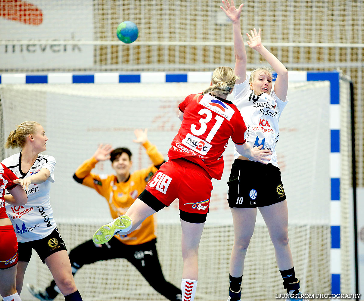 Skövde HF-Lugi HF 1/4-final 1 21-23,dam,Arena Skövde,Skövde,Sverige,Handboll,,2015,135454