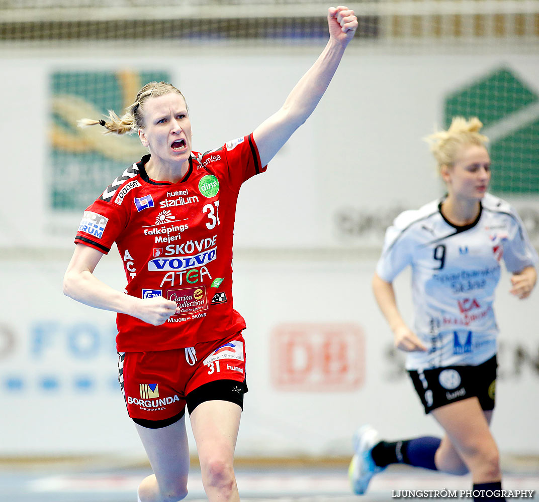 Skövde HF-Lugi HF 1/4-final 1 21-23,dam,Arena Skövde,Skövde,Sverige,Handboll,,2015,135457