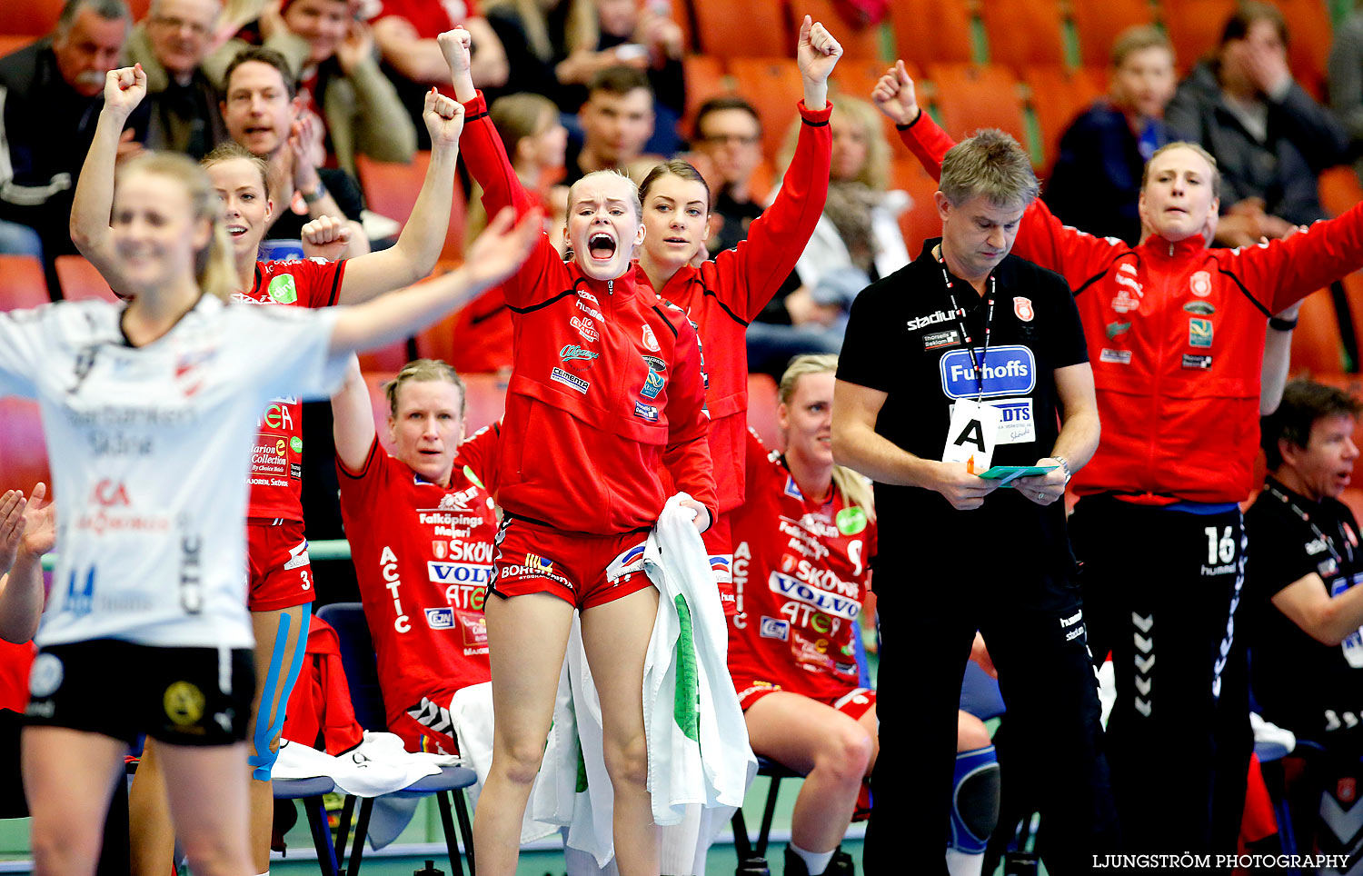 Skövde HF-Lugi HF 1/4-final 1 21-23,dam,Arena Skövde,Skövde,Sverige,Handboll,,2015,135484