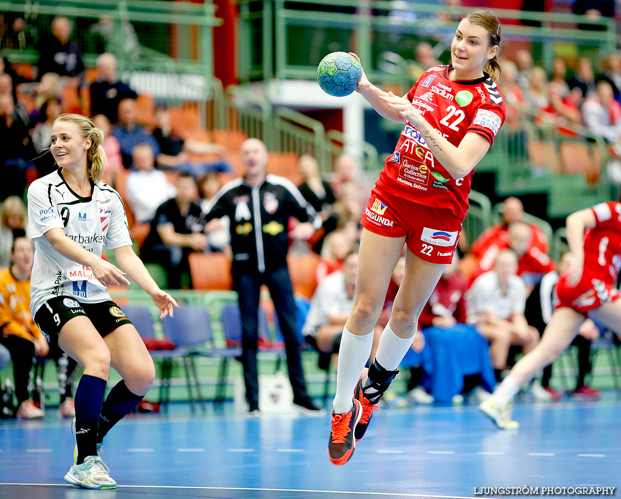 Skövde HF-Lugi HF 1/4-final 1 21-23,dam,Arena Skövde,Skövde,Sverige,Handboll,,2015,135496