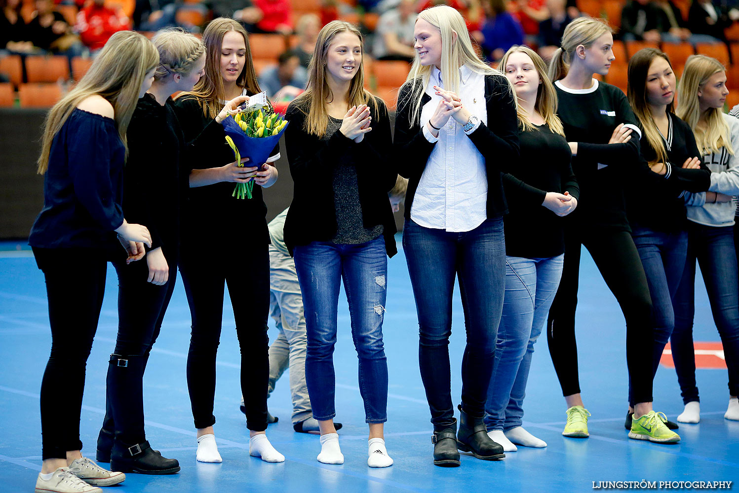 Skövde HF-Lugi HF 1/4-final 1 21-23,dam,Arena Skövde,Skövde,Sverige,Handboll,,2015,135511