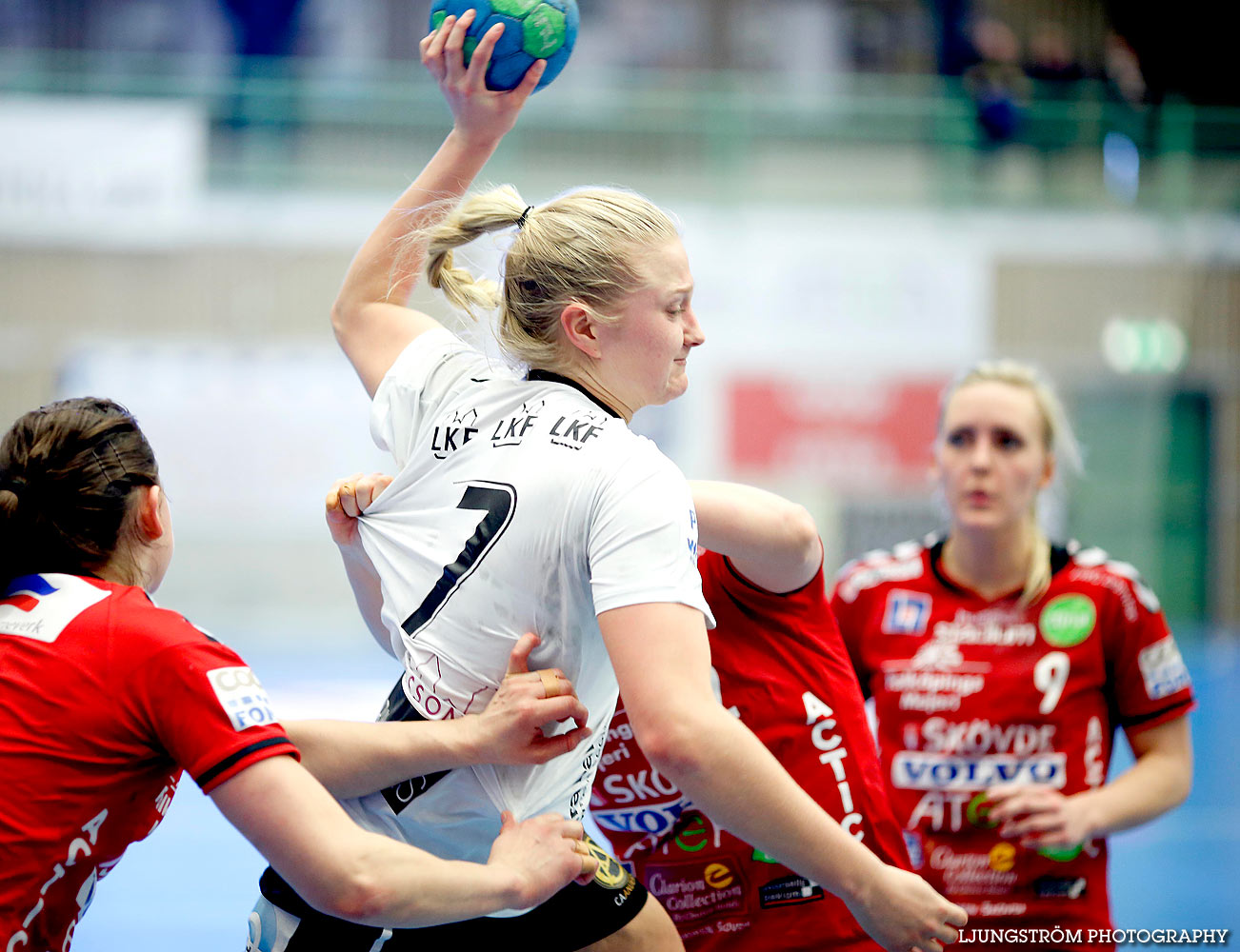 Skövde HF-Lugi HF 1/4-final 1 21-23,dam,Arena Skövde,Skövde,Sverige,Handboll,,2015,135516