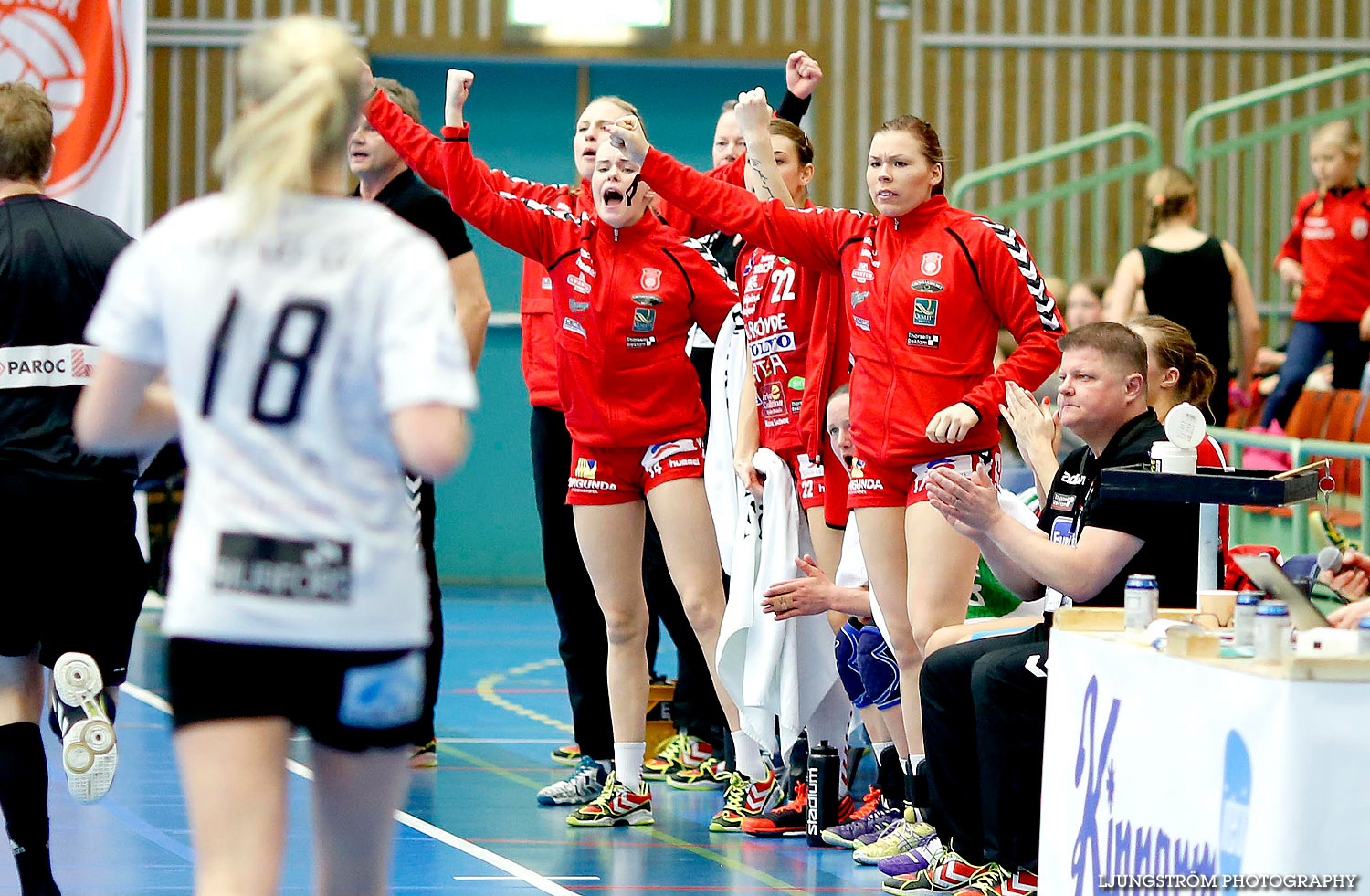 Skövde HF-Lugi HF 1/4-final 1 21-23,dam,Arena Skövde,Skövde,Sverige,Handboll,,2015,135527