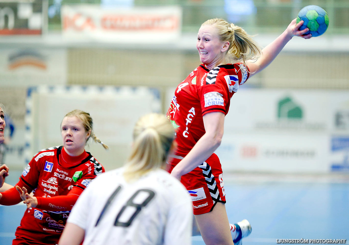 Skövde HF-Lugi HF 1/4-final 1 21-23,dam,Arena Skövde,Skövde,Sverige,Handboll,,2015,135534