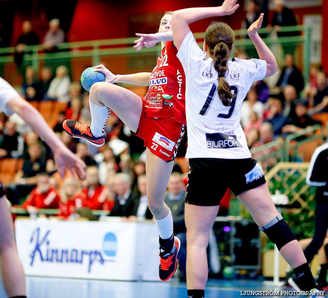 Skövde HF-Lugi HF 1/4-final 1 21-23,dam,Arena Skövde,Skövde,Sverige,Handboll,,2015,135537