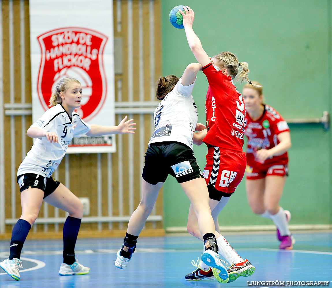 Skövde HF-Lugi HF 1/4-final 1 21-23,dam,Arena Skövde,Skövde,Sverige,Handboll,,2015,135546