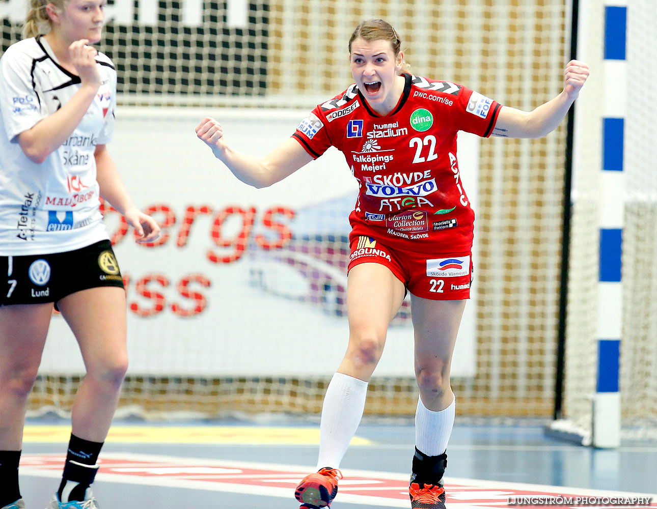 Skövde HF-Lugi HF 1/4-final 1 21-23,dam,Arena Skövde,Skövde,Sverige,Handboll,,2015,135551