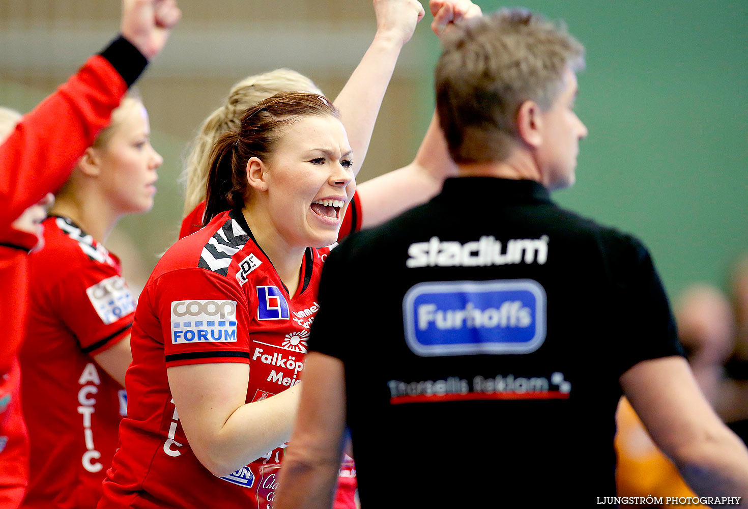 Skövde HF-Lugi HF 1/4-final 1 21-23,dam,Arena Skövde,Skövde,Sverige,Handboll,,2015,135570