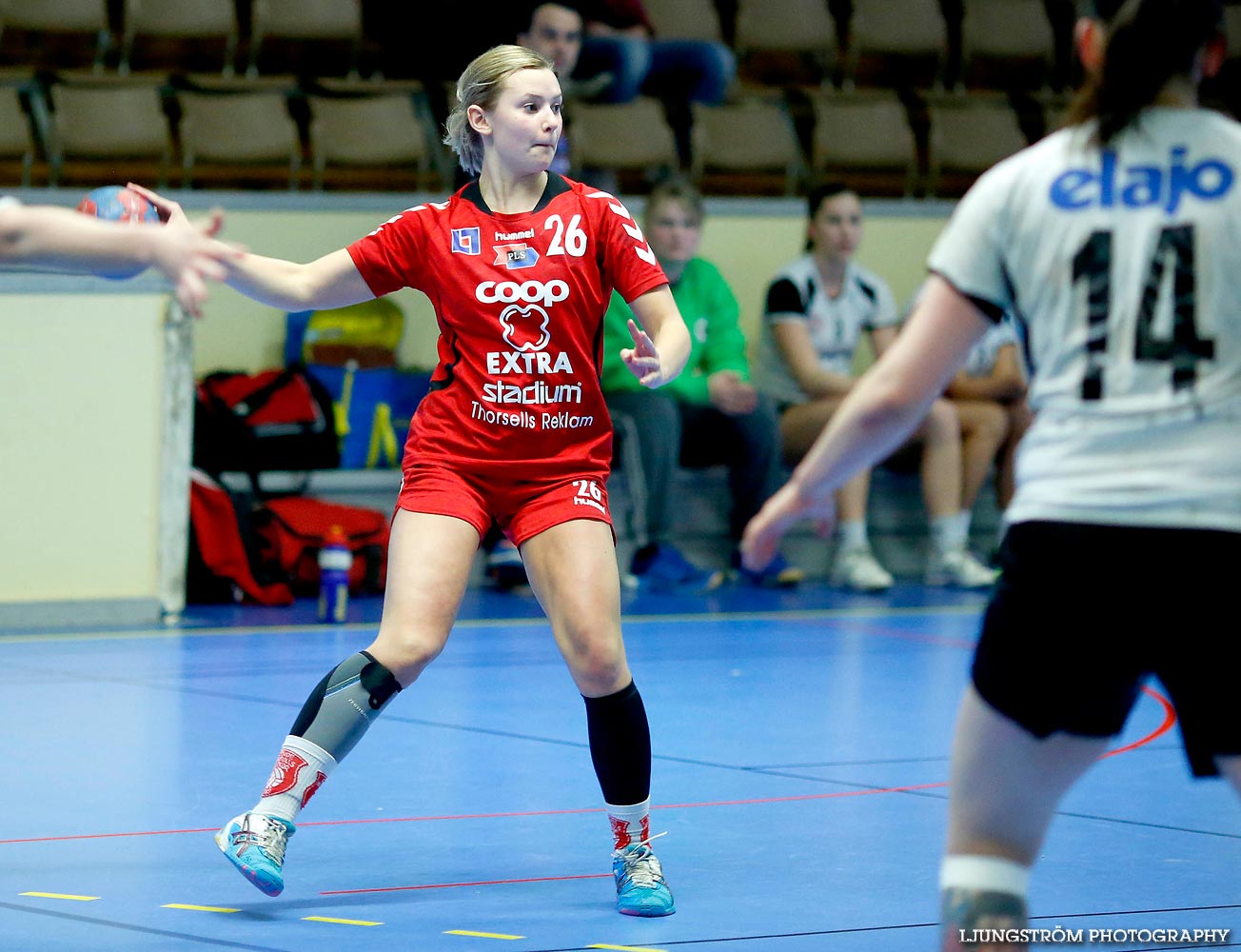 HF Somby/Skövde-KFUM Kalmar HK 34-18,dam,Skövde Idrottshall,Skövde,Sverige,Handboll,,2015,108239