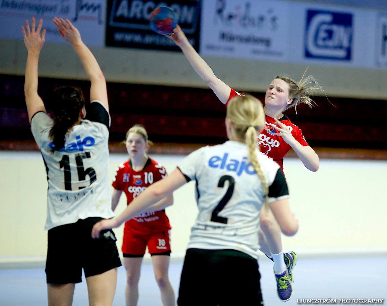 HF Somby/Skövde-KFUM Kalmar HK 34-18,dam,Skövde Idrottshall,Skövde,Sverige,Handboll,,2015,108315