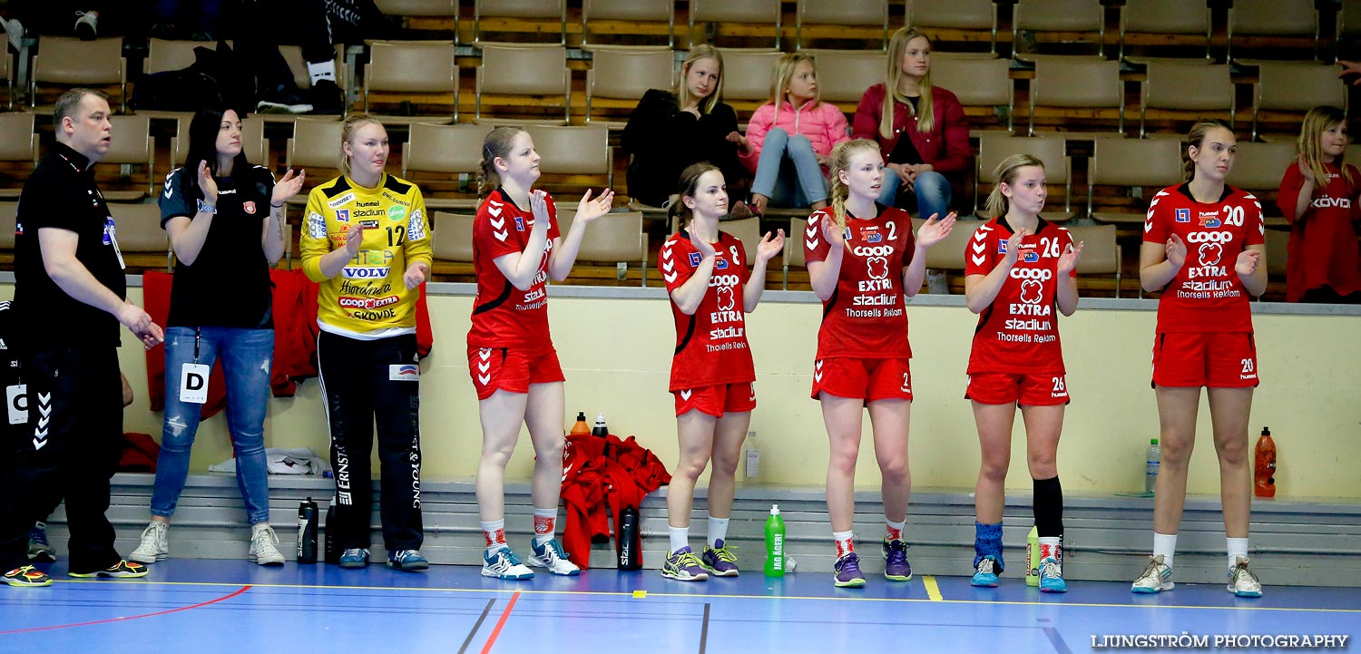 HF Somby/Skövde-KFUM Kalmar HK 34-18,dam,Skövde Idrottshall,Skövde,Sverige,Handboll,,2015,108330