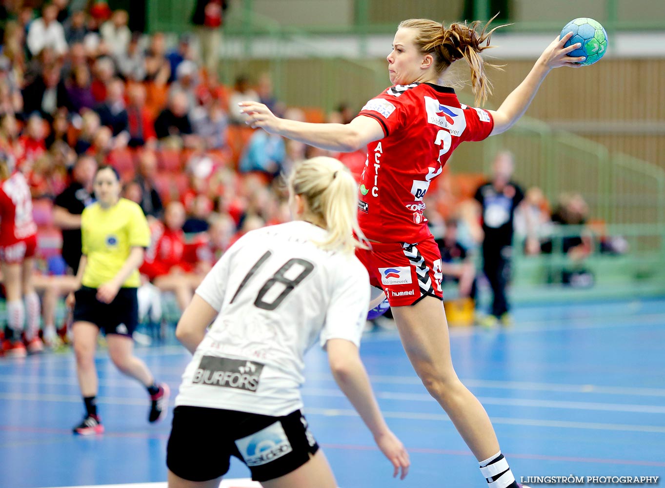 Skövde HF-Lugi HF 1/4-final 4 26-17,dam,Arena Skövde,Skövde,Sverige,Handboll,,2015,109718