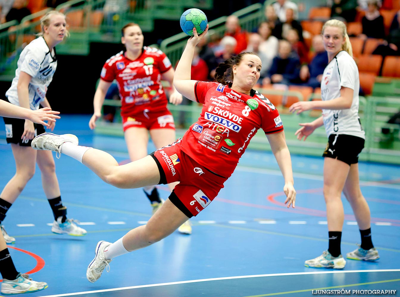 Skövde HF-Lugi HF 1/4-final 4 26-17,dam,Arena Skövde,Skövde,Sverige,Handboll,,2015,109724