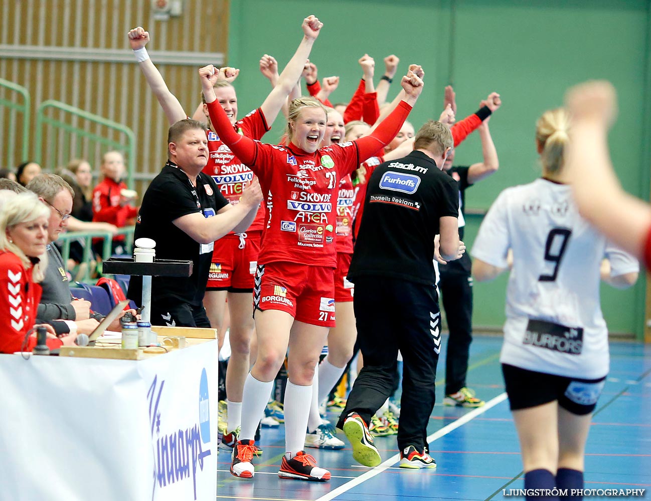 Skövde HF-Lugi HF 1/4-final 4 26-17,dam,Arena Skövde,Skövde,Sverige,Handboll,,2015,109725