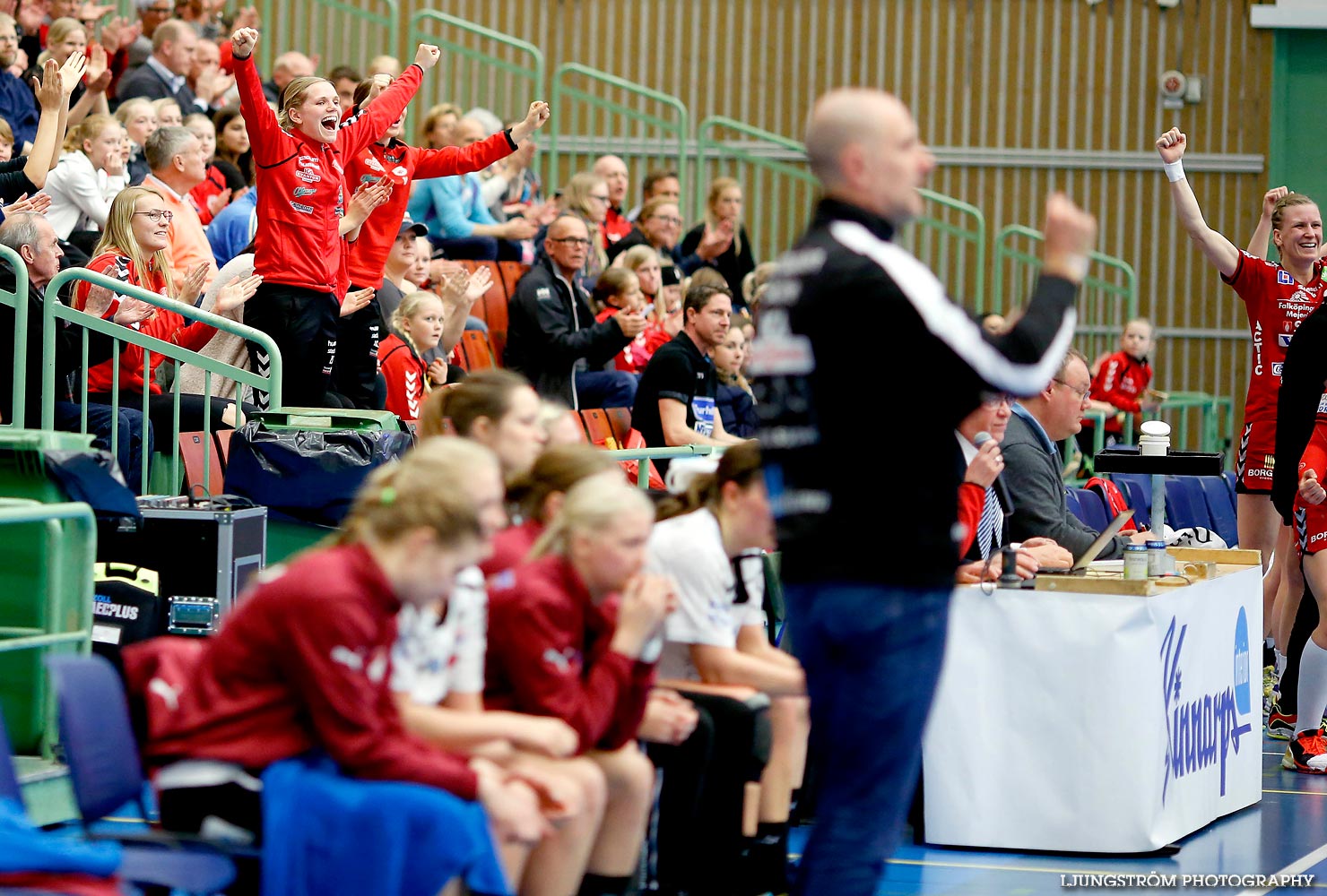 Skövde HF-Lugi HF 1/4-final 4 26-17,dam,Arena Skövde,Skövde,Sverige,Handboll,,2015,109727