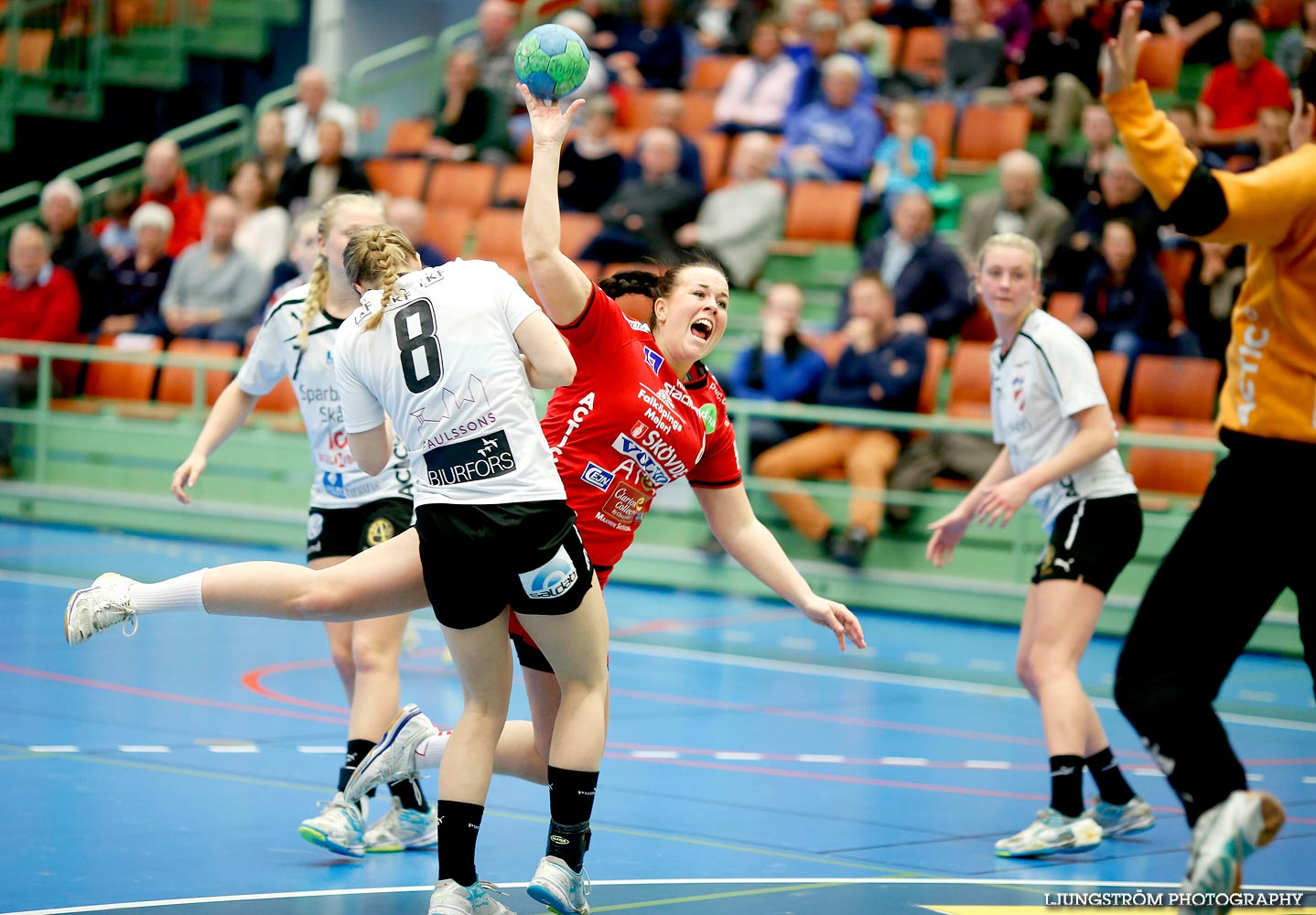 Skövde HF-Lugi HF 1/4-final 4 26-17,dam,Arena Skövde,Skövde,Sverige,Handboll,,2015,109734