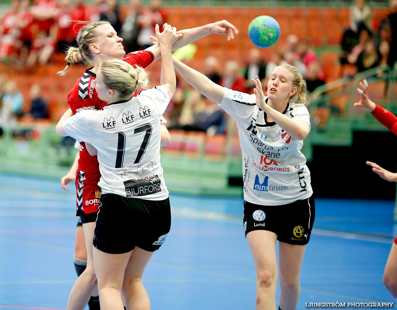 Skövde HF-Lugi HF 1/4-final 4 26-17,dam,Arena Skövde,Skövde,Sverige,Handboll,,2015,109739